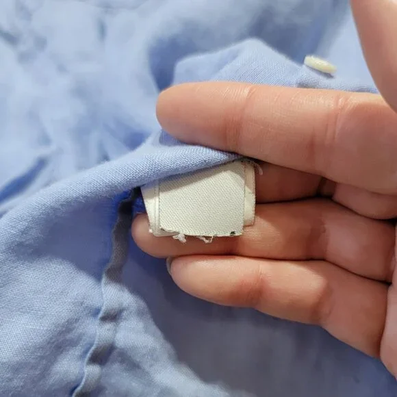 J. Crew Classic Button Up Linen Shirt | Size: 0 - Picture 15 of 15